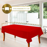 30x72 table cloths