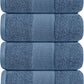 4pc Resort Collection Blue Bath Towels