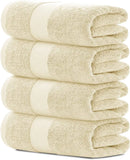 4Pc Beige Bath Towels