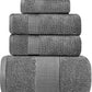 Gray 8Pc Towel Set