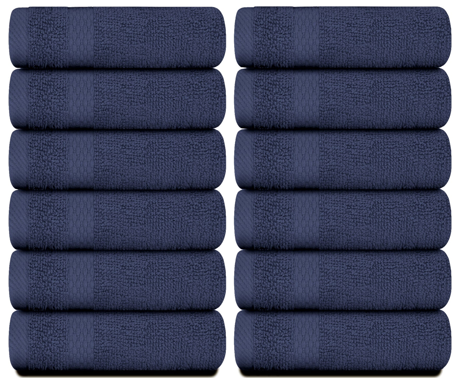 navy blue pack washcloths