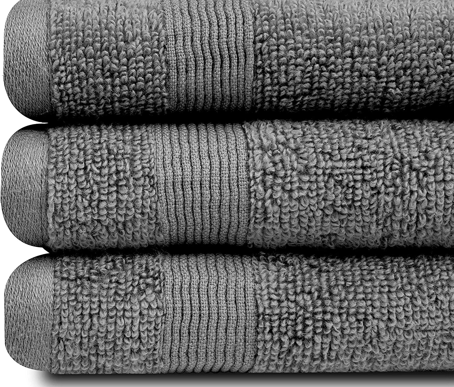 Resort Collection Gray Washcloths