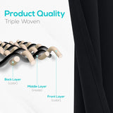 thermal insulated black out curtains