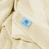 White Classic Hotel Collection Beige Bath Towels