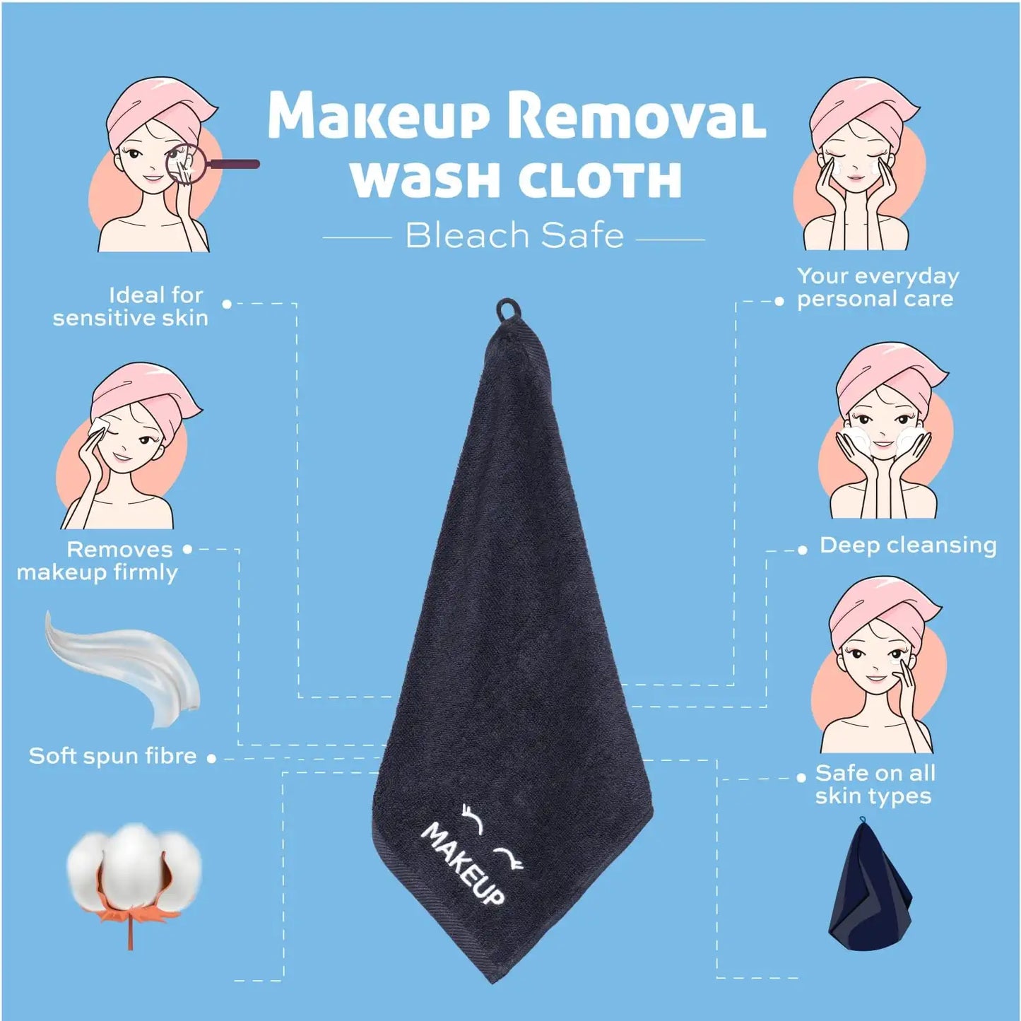 makeup removal wash cloth