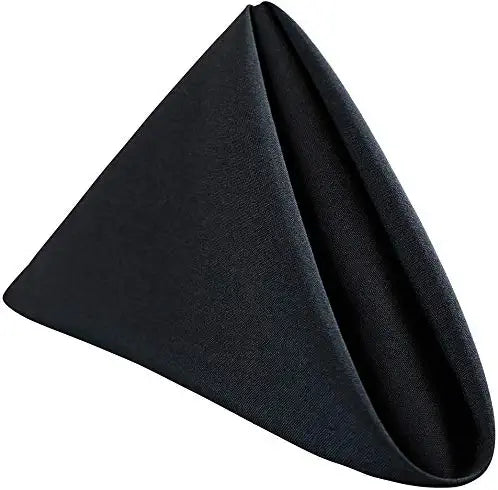 black table napkin