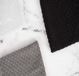Black and Gray Dish Dobby Weave Hand Towels