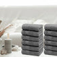 Resort Collection Gray Washcloths Lifestyle