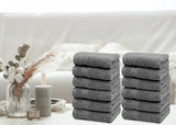 Resort Collection Gray Washcloths Lifestyle
