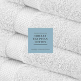 Circlet Egyptian Cotton White Bath Towel