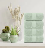 4PC Green Bath Towels Lifestyle
