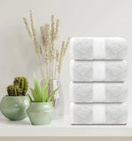 4Pc Silver Bath Towels Lifestyle