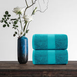 2pc aqua bath sheets lifestyle