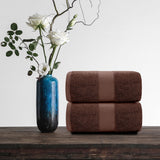 2pc brown bath sheets