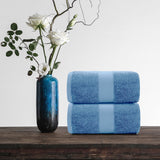 2pc blue bath sheets lifestyle