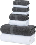 Grey and White Towel Set