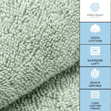 Quick Drying Green hand Towels