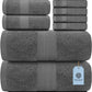 Hotel Collection 8Pc set Gray towels