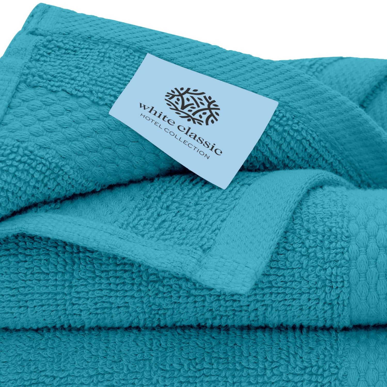 White Classic Hotel Collection Towel Set