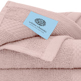 White Classic Hotel Collection Pink Towels