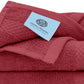 White Classic Hotel Collection Burgundy Towels