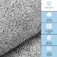Supreme Loft Cool Grey Hand Towels