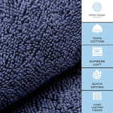 Long Lasting Fibers Navy Blue Towels