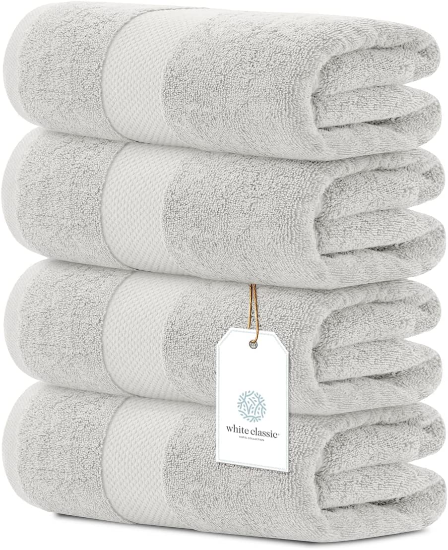 silver towels