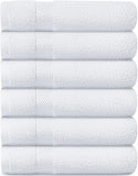 6Pc White Hand Towel