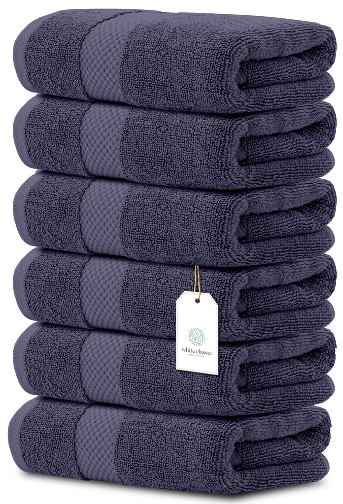 navy blue hand towels