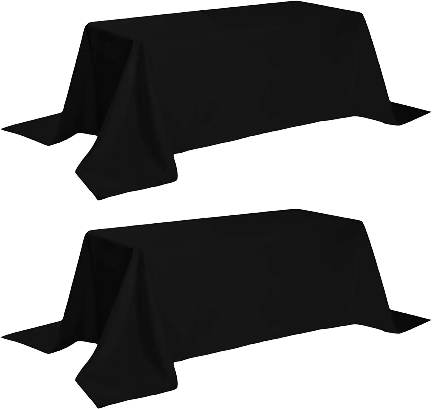 black tablecloth