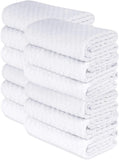 White Dish Dobby Weave Hand Towels