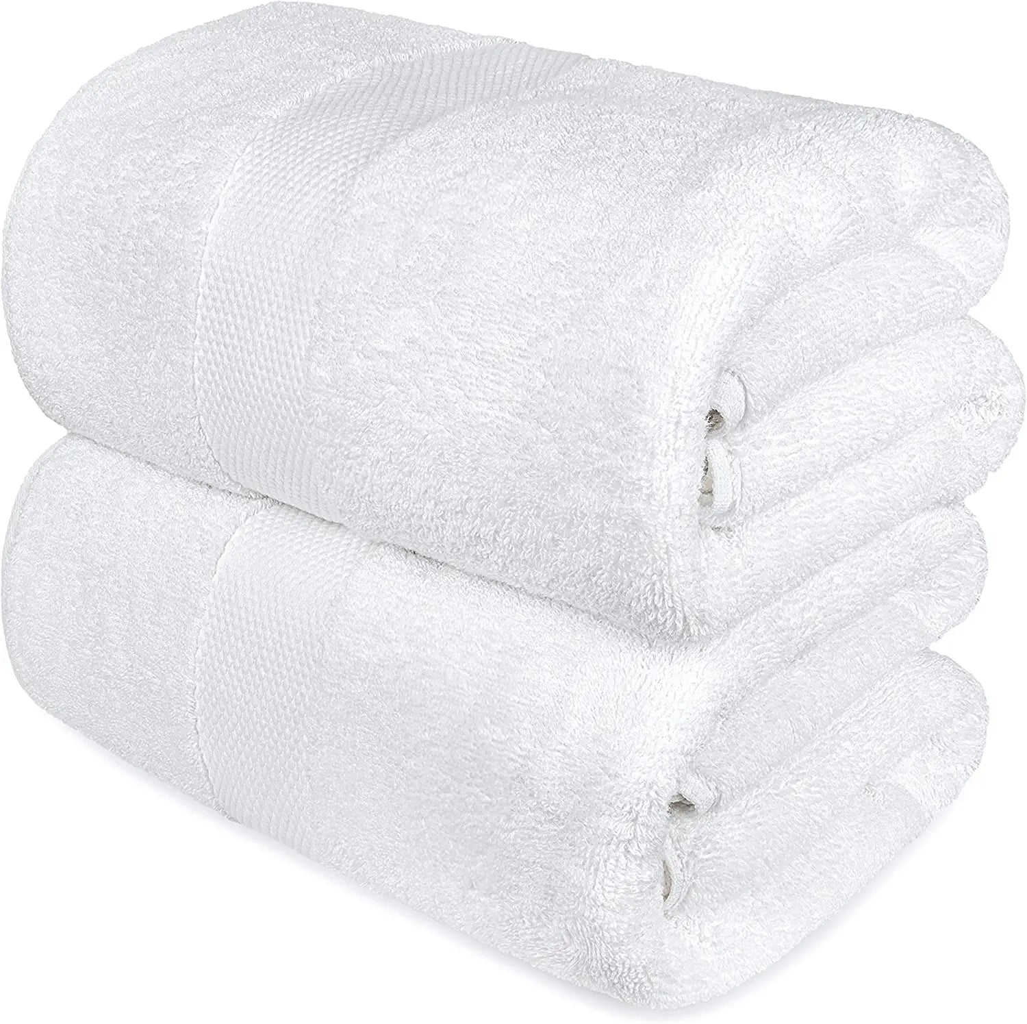 2piece White Bath Towel