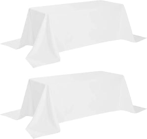 white tablecloths