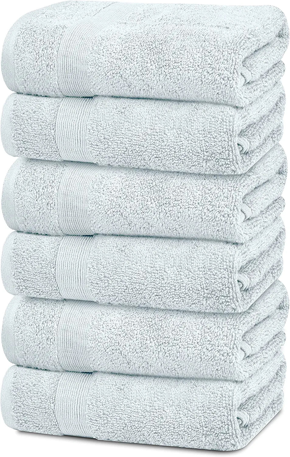 6Pc Green Hand Towels
