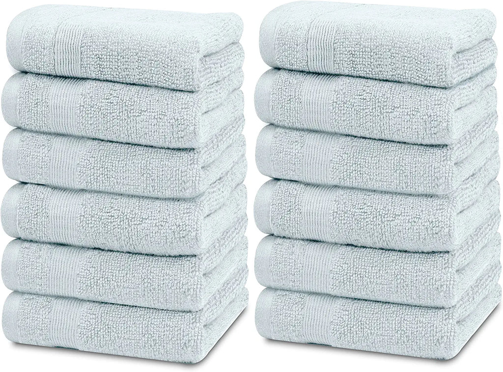 12pc green wash cloths