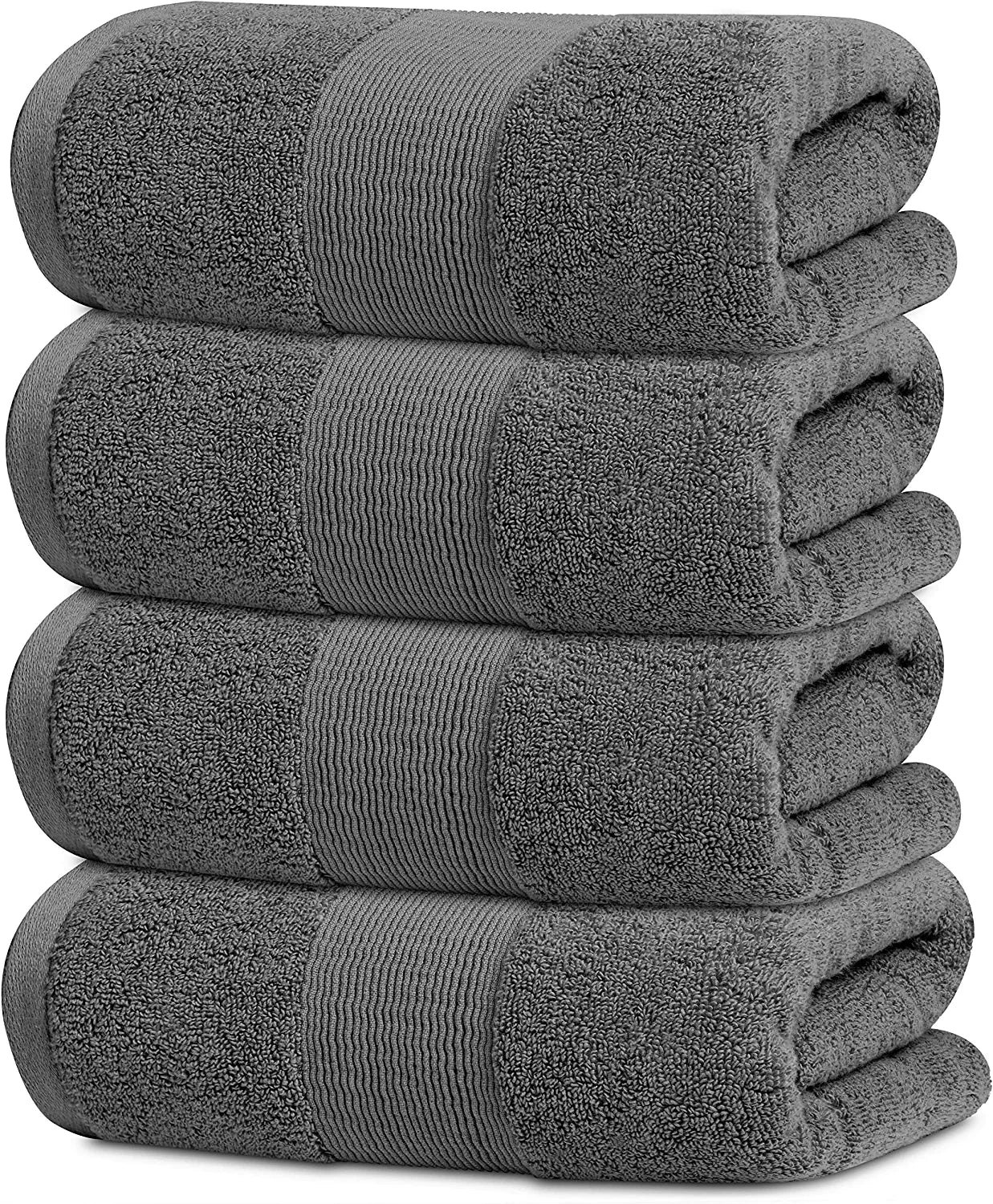 Resort Collection Gray Bath Towels