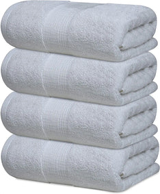 Resort Collection White Bath Towels