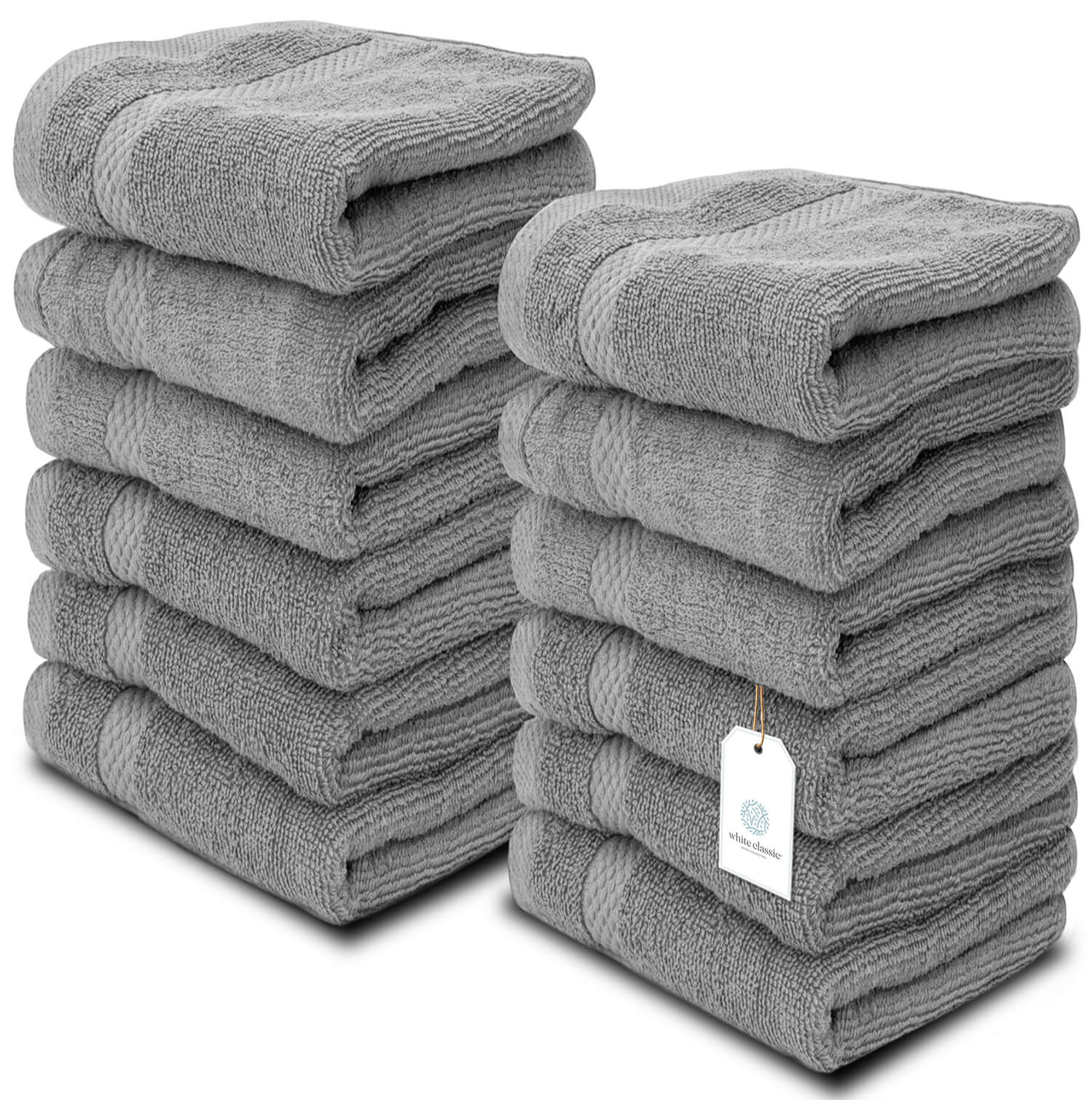 cool grey washcloths