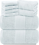 Light Blue 8Pc Towel Set