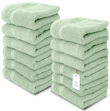 green washcloths