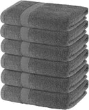 gray bath towels