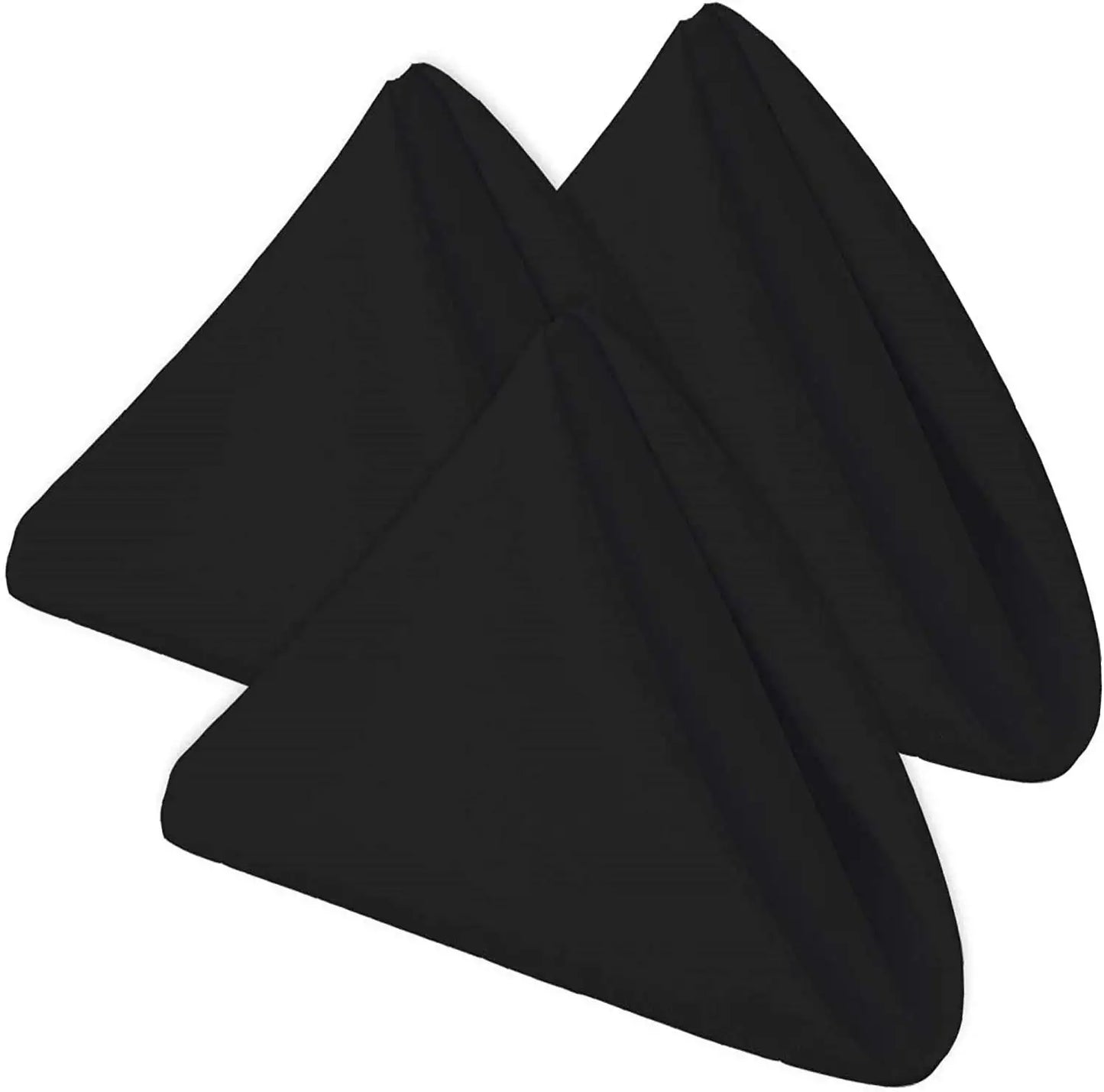 black table napkins