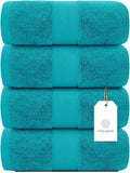 White Classic 4Pc Aqua Bath Towels