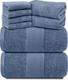 Blue 8Pc Towel Set