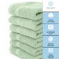 cotton green washcloths