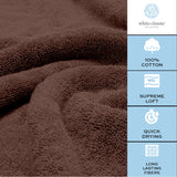 100% Cotton Brown Towels