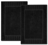 black bath mats