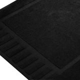 bath rugs black