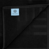 whiteclassic black bath mat